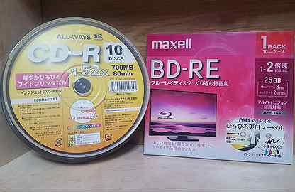 Диски CD-R, BD-RE