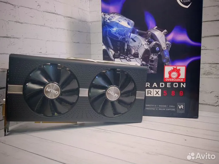 Игровая Видеокарта AMD Radeon RX 580 Nitro+ OC 4GB