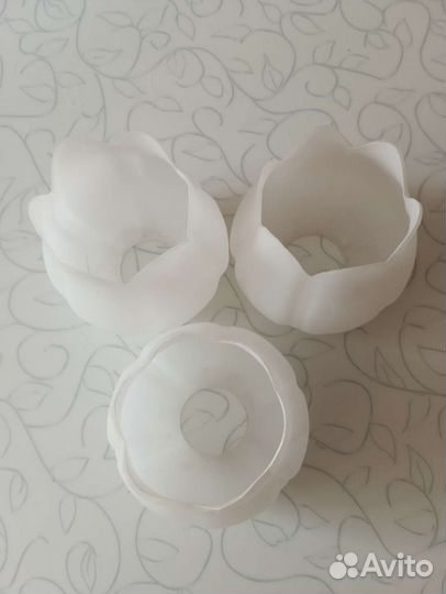 Плафоны для люстры, 3шт, белый