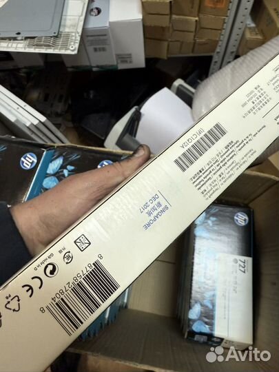 Картридж hp 726 727 matte black