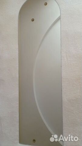 Красивое арочное зеркало с креплением 1190 х 350
