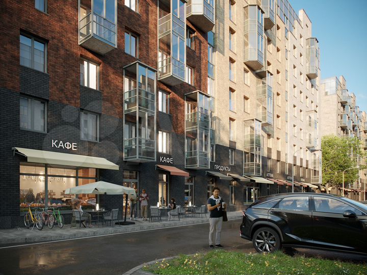 Квартира-студия, 31,9 м², 6/9 эт.