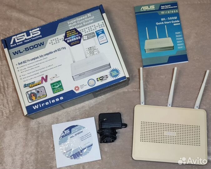 Wi-Fi роутер asus WL-500W