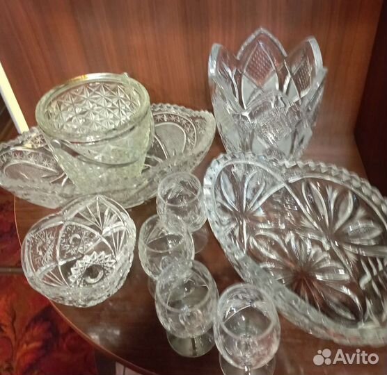Хрустальная посуда времён СССР