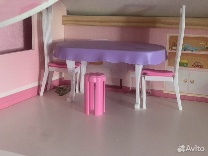 Кукольный домик Барби Нежность с мебелью