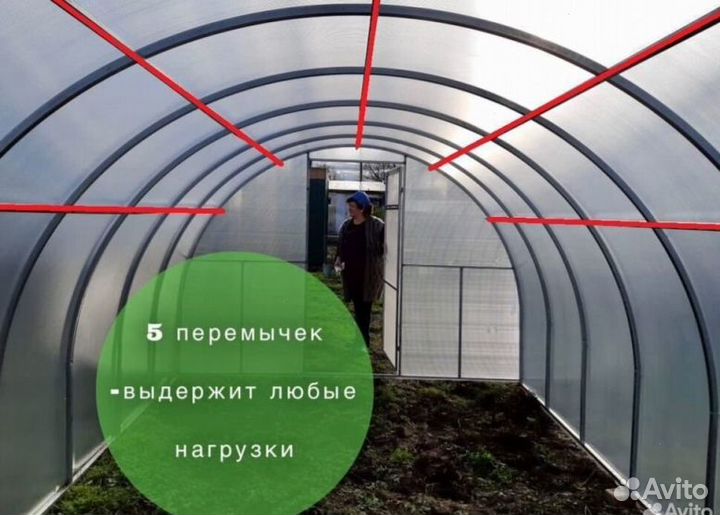 Теплица из поликарбоната