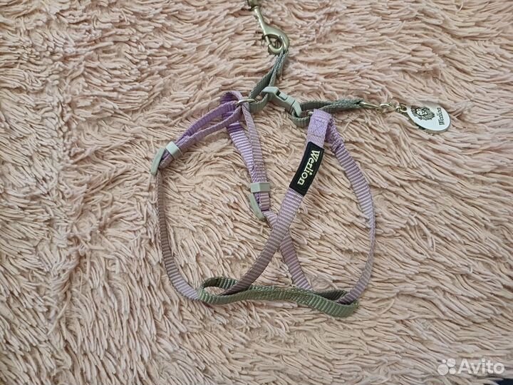 Шлейка с поводком 