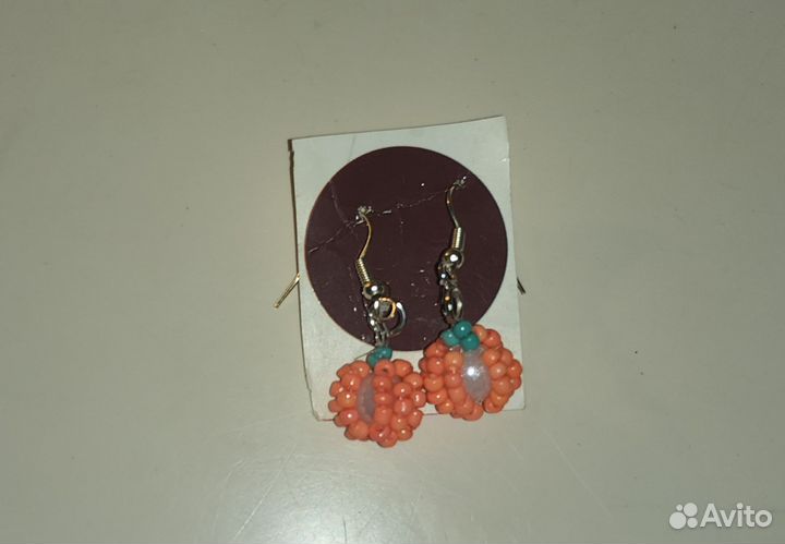 Серёжки из бисера