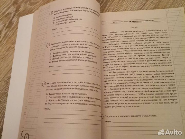 Впр 6 класс русский язык