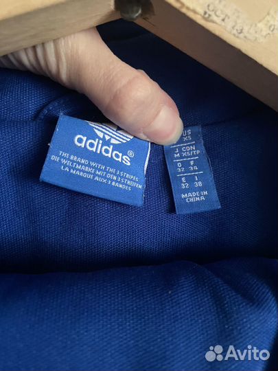 Синий спортивный костюм adidas original XS женский