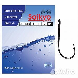 Крючки Saikyo KH-10121 BN №10 (10шт)