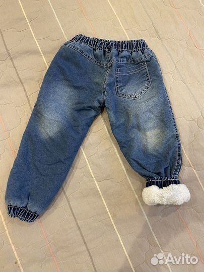 Джинсы утепленные