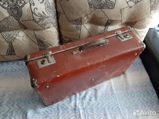 Винтажный чемодан, ссср, середина 20 века