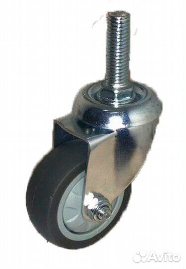 Колесо мебельное d50мм нагр.35кг крепл.болтовое М1