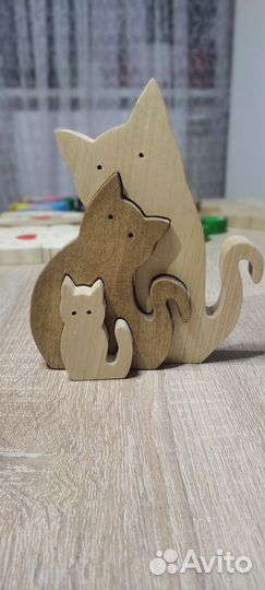 Деревянные пазлы