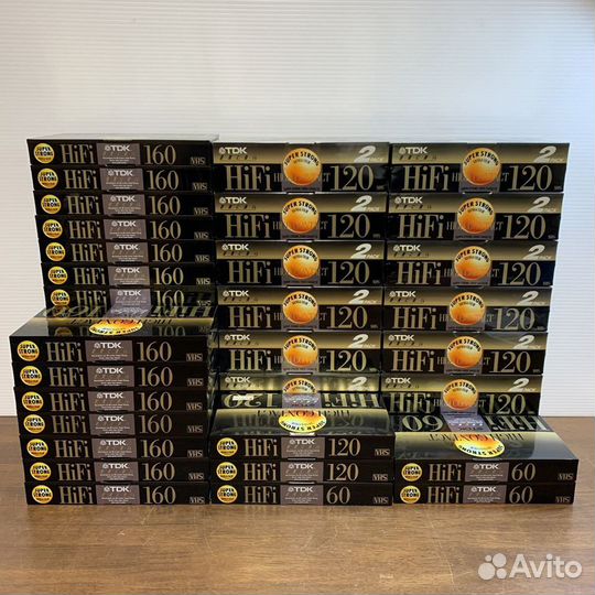 Видеокассеты vhs япония новые хай-фай