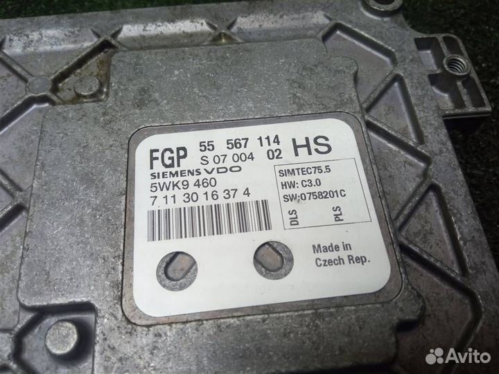 Блок управления двигателем Opel Astra H (2004-201