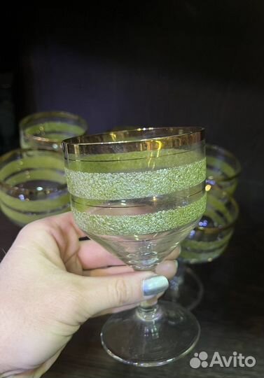 Бокалы с позолотой СССР