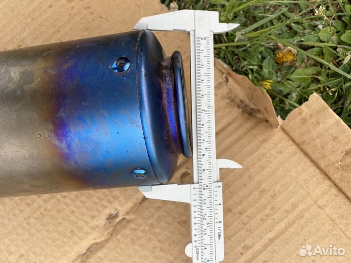 Глушитель прямоток на мотоцикл