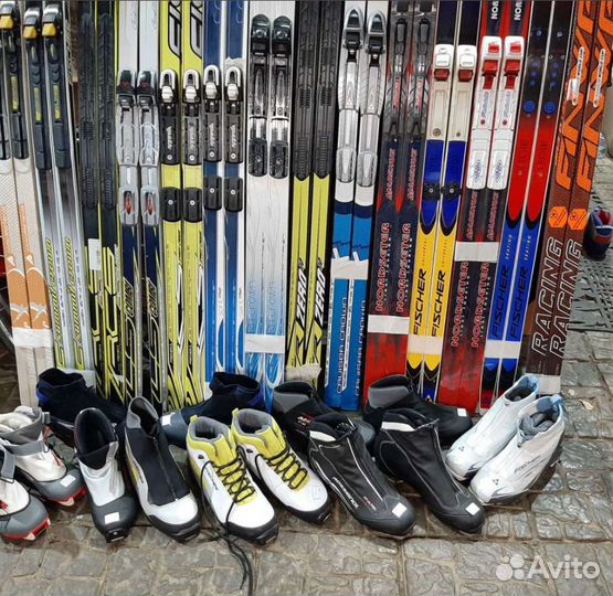 Лыжи беговые - ботинки NNN