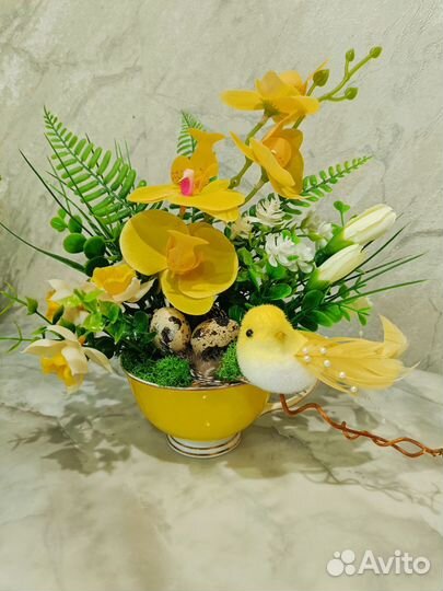 Искусственные цветы букеты