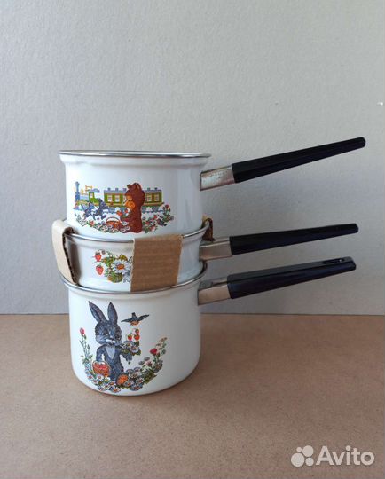 Набор эмалированной посуды СССР
