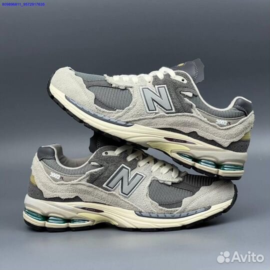 Кроссовки New Balance 2002R Светлые (Арт.83167)