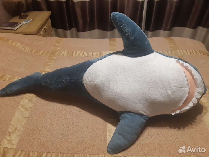 Акула из икеи 120см (новая)