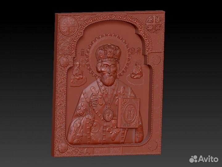 Stl 3d модели икон для чпу