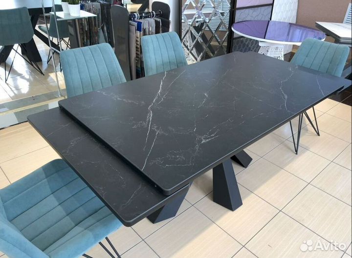 Стол из керамогранита раздвижной SKR-47874