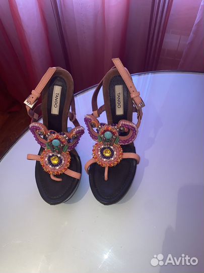 Сандалии натуральная кожа 38размер