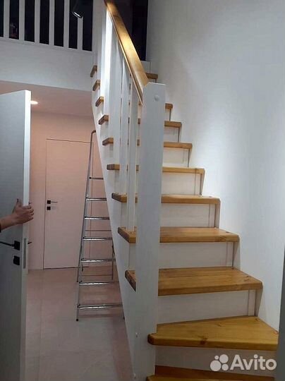 Изготовление лестниц на металлокаркасе