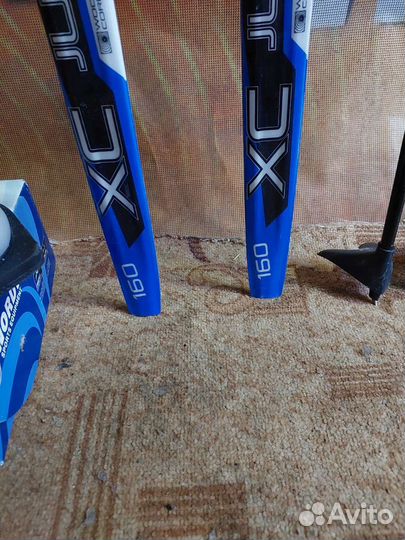 Лыжи беговые, детские бу