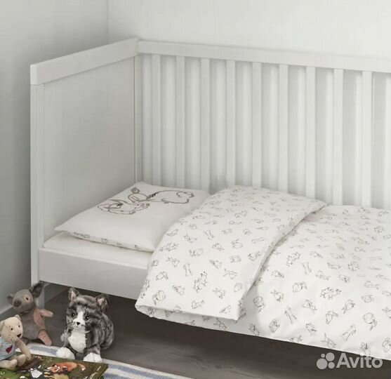 Rödhake рёдхаке Пододеяльник и наволочка дет IKEA