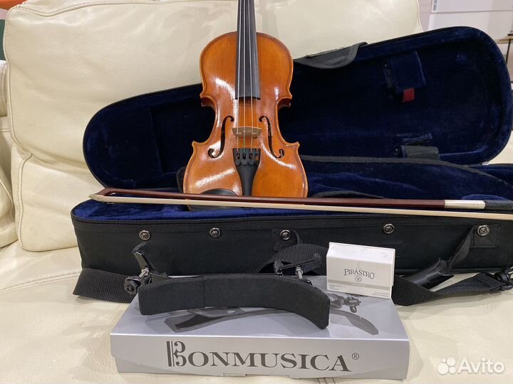 Скрипка Горонок 1/4 + мостик Bonmusica + комплект