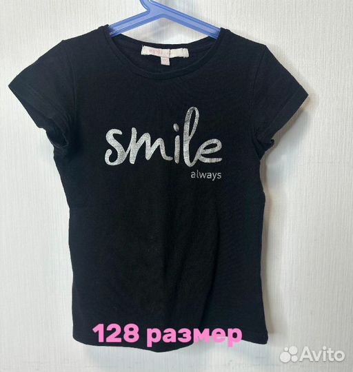 Детская футболка для девочки 122-146 размер