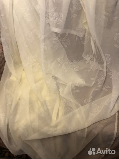 Тюль -вуаль 250 *300 см. б/у
