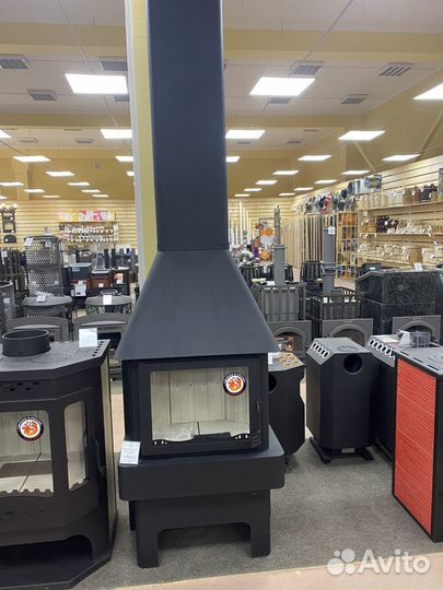 Дровяная печь камин