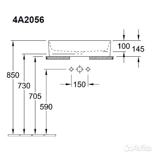 Раковина Villeroy & Boch 4A2056R1