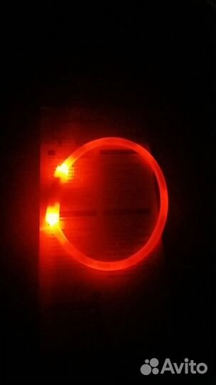 Шлейка, ошейник светящийся