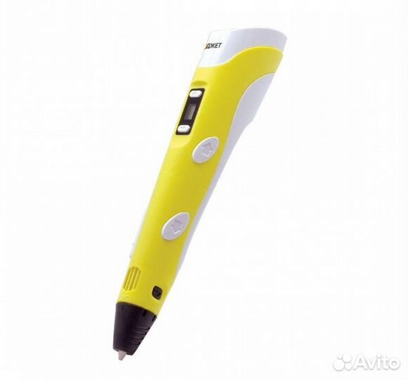 3Д ручка с пластиком и трафаретом 3D Даджет