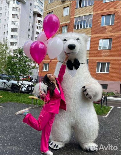 Белый мишка поздравление