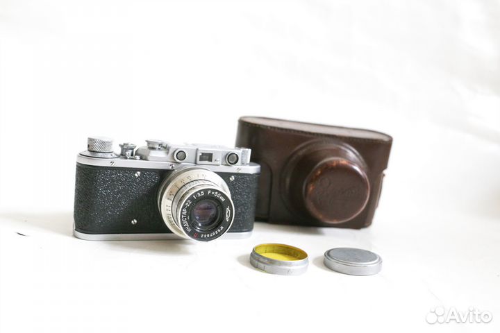 Зоркий + Индустар 22 Ранний. редкость