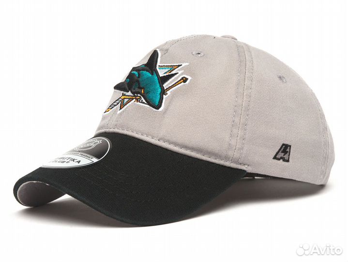 Бейсболка NHL San Jose Sharks серая (подростковая)