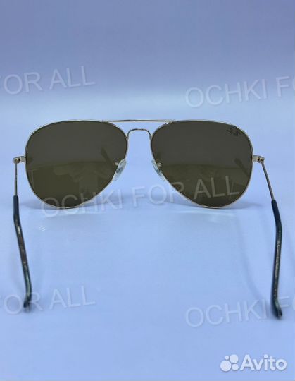 Очки рей бен модель 3026 авиаторы стекло