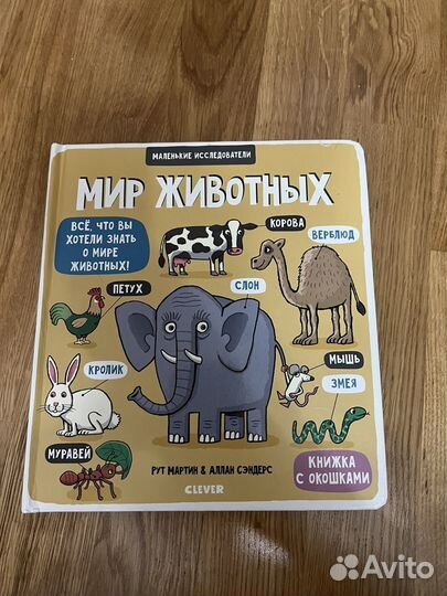 Книга с окошками clever