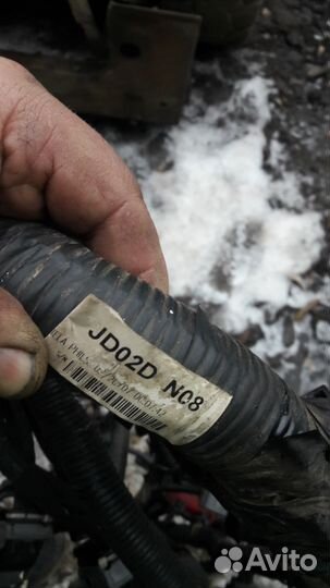 Nissan Qashqai проводка на двигатель