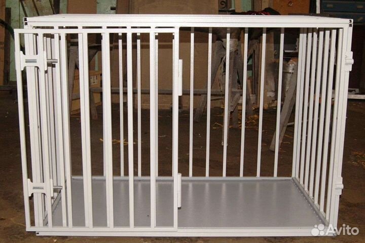 Антивандальная усиленная клетка для собак