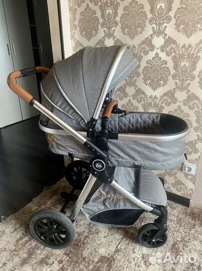 Коляска luxmom 3 в 1 бу