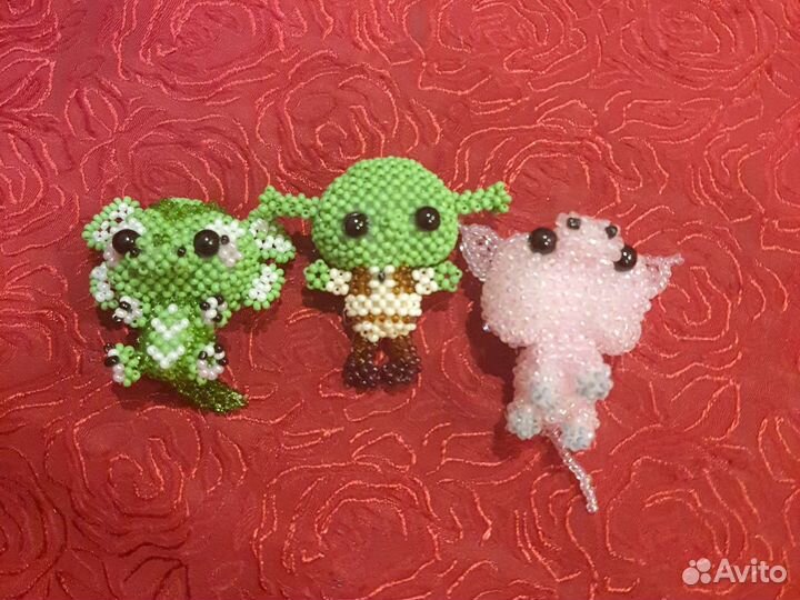Фигурки из бисера